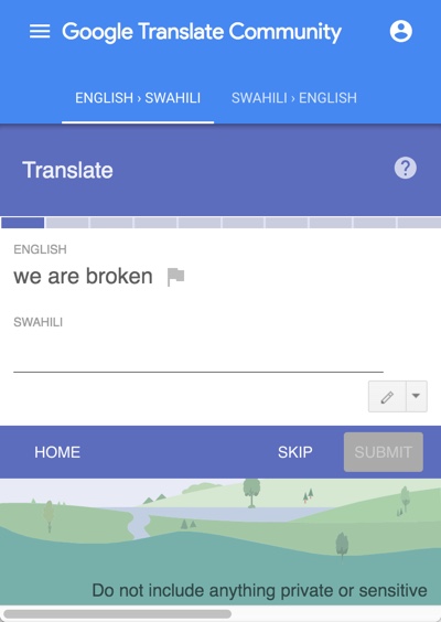 Google translate english to tagalog correct grammar